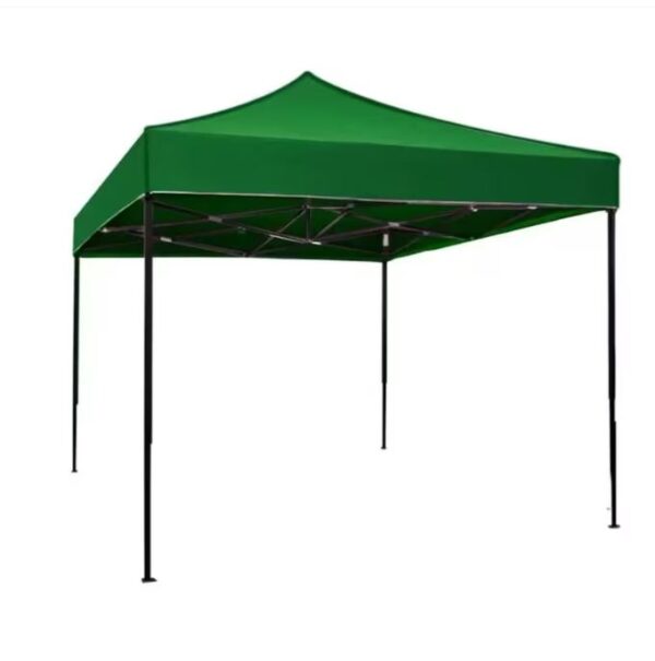 Cort tip Pavilion  3x3m Verde, Prelata Impermeabila, Pliabil, Structura Metalica
