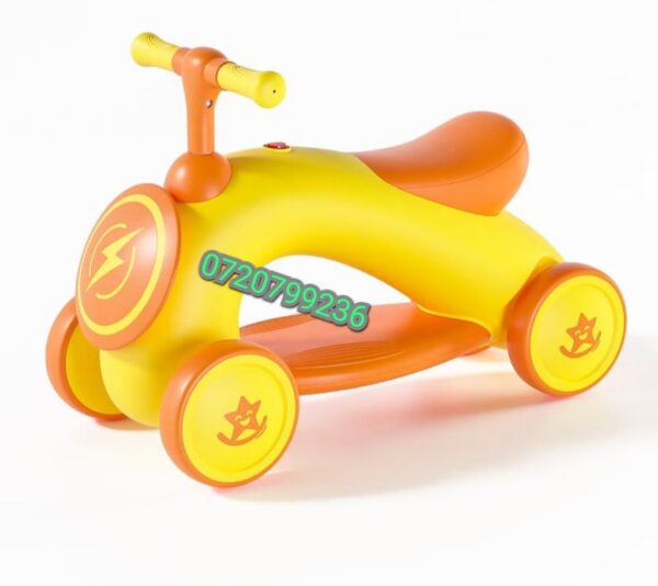 Bicicleta fara pedale Galben