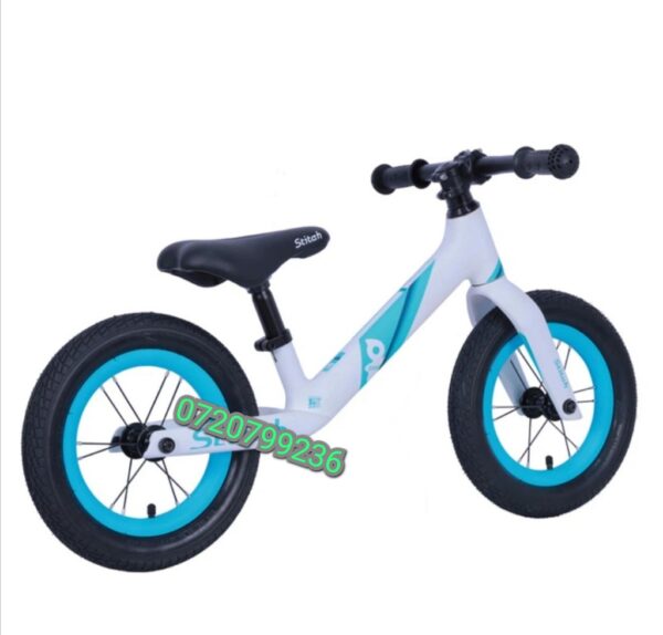 Bicicleta fara pedale/echilibru cu roti cauciuc