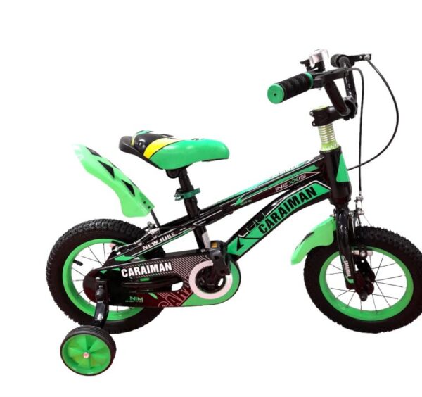 Bicicleta Caraiman 12'' cu roti ajutatoare Verde