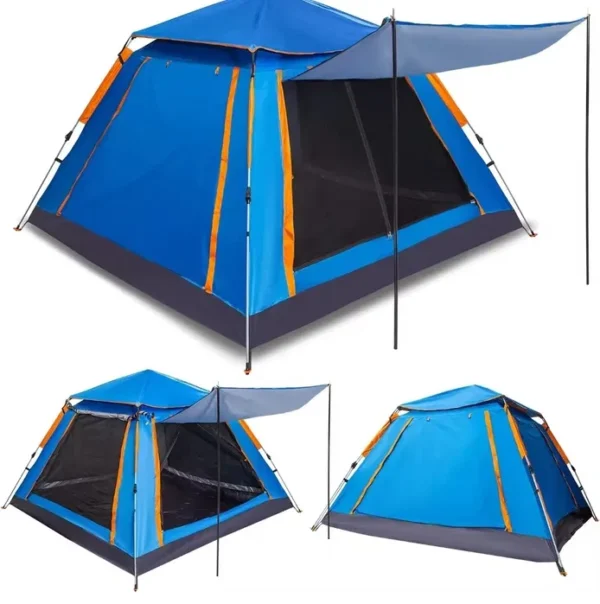 Cort deschidere umbrela,6 pers,cu veranda,240x240x160cm