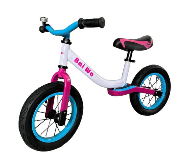 Bicicleta fara pedale/echilibru Roti pneumatica Roz