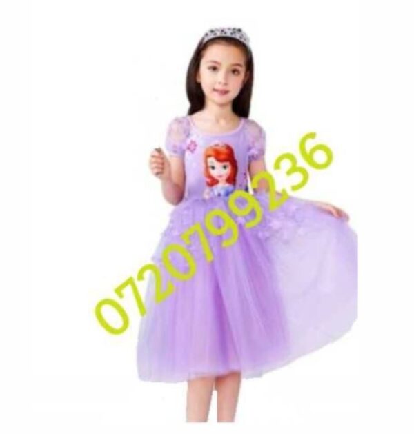Costum/Rochita Sofia pentru fete 4-8 ani
