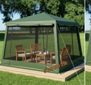 Cort tip pavilion/foisor gradina/camping/pescuit 3,2x3,2x2,4 m