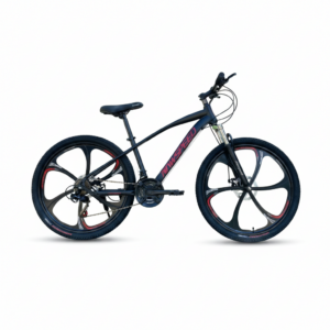 Bicicletă Mountain Bike NEWSPEED pentru Copii și Adolescenți, Roți Magneziu cu 3 Spițe, Frâne pe Disc, Negru/Roșu