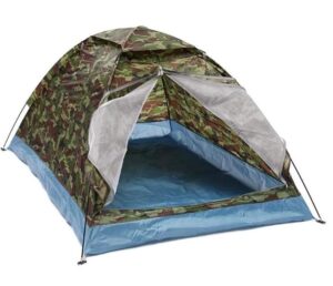 Cort camuflaj,impermeabil,6 pers 220x250x150 cm
